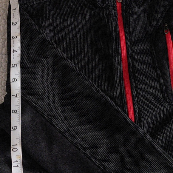 Spyder Youth Large 14/16 Full Zip Red Black Fleece Long Sleeve Sweater J… - Picture 11 of 16